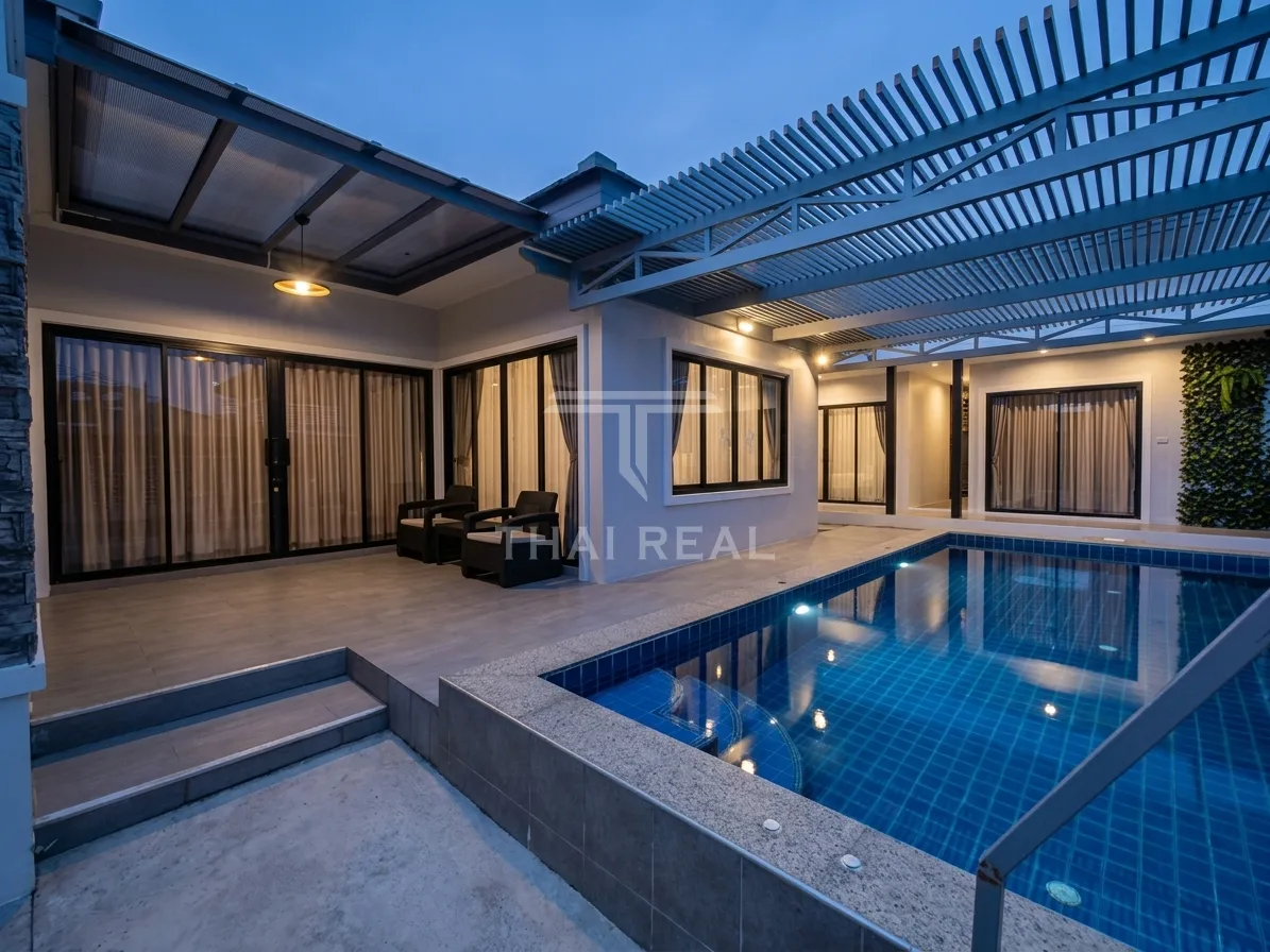 พูลวิลล่า 5-bed พร้อมสไลเดอร์และโต๊ะสนุ๊กเกอร์