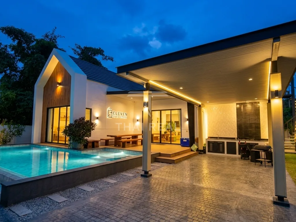 Fully Furnished House with Garden and Outdoor Kitchen