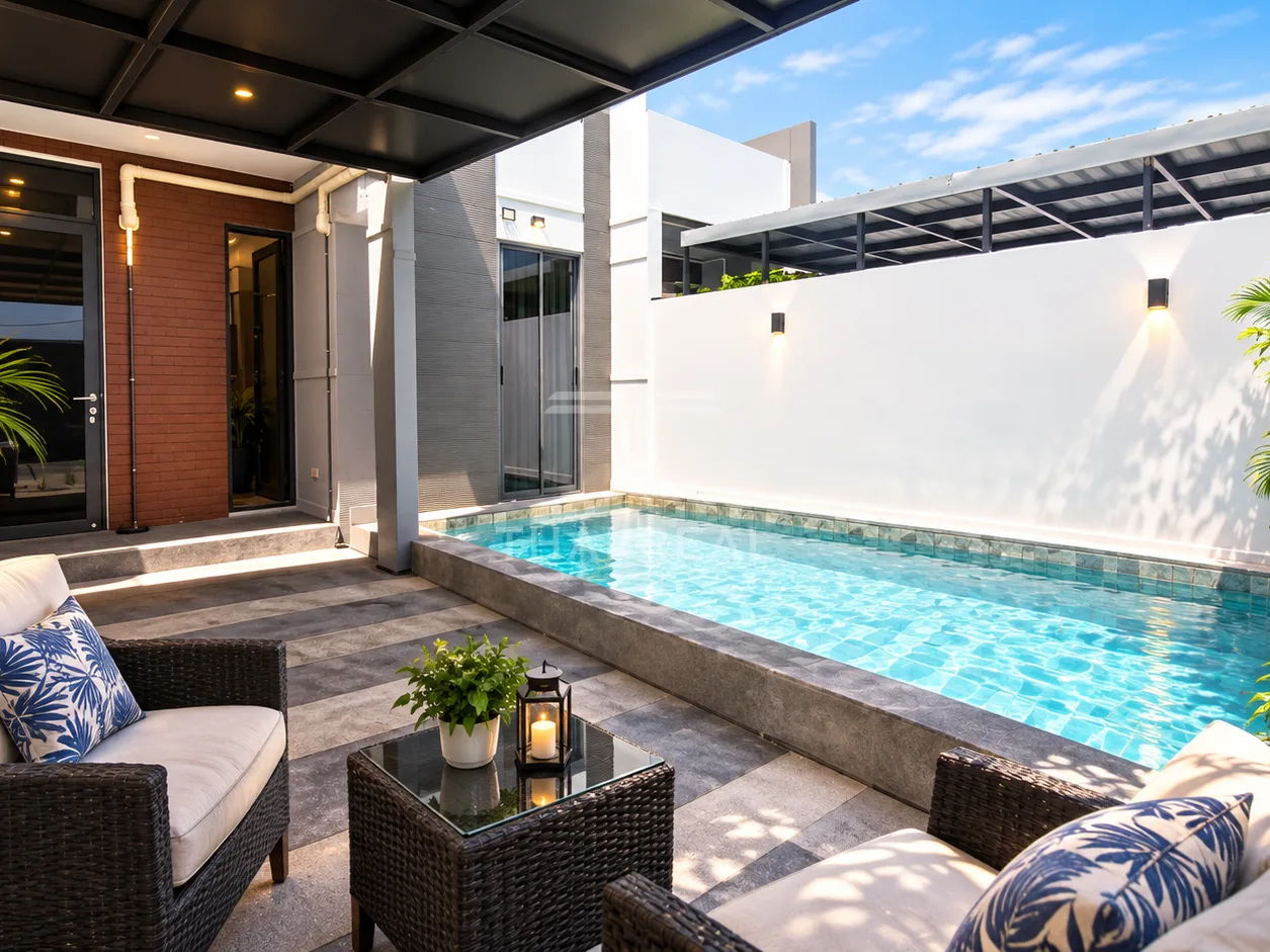 พูลวิลล่า 2 ห้องนอน - Modern Life Pool Villa Resort