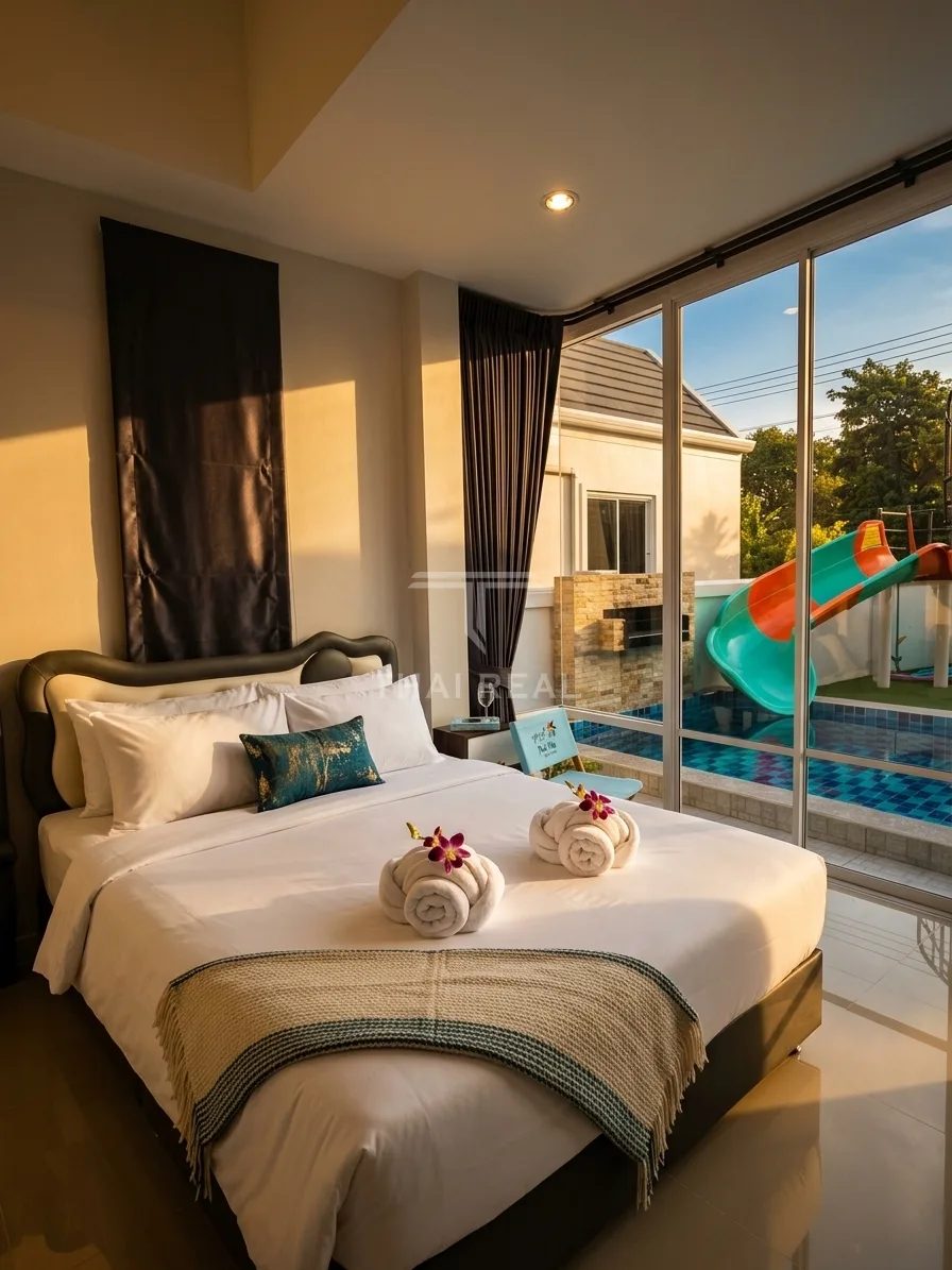 บ้าน 2-Bedroom พร้อมสระว่ายน้ำส่วนตัว และดาดฟ้าวิวภูเขา - AT Pool Villa – photo 4
